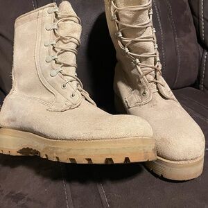 Tan Combat Boots